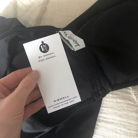 NWT Pink Desert Black Swimsuit - Picture 2 of 4